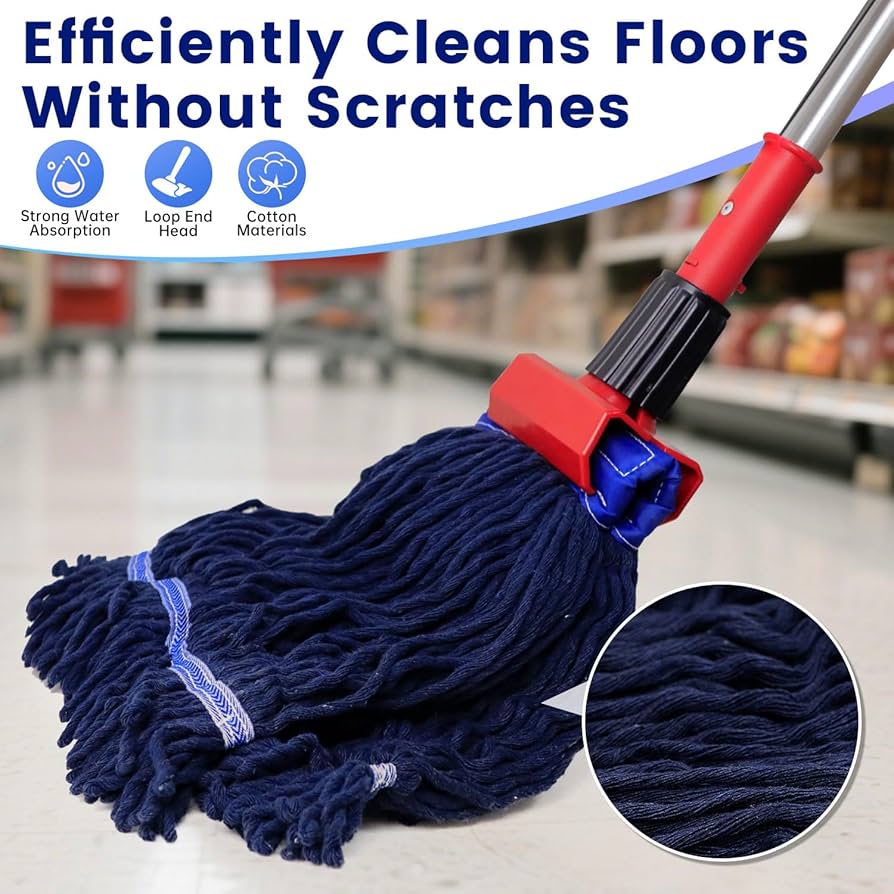 MOPです Amazon.com: Heavy Duty Commercial Mop with 77inch Long